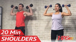 20 Minute Shoulder Workout for Women & Men - HASfit - Free Full Length Workout Videos and Fitness Programs