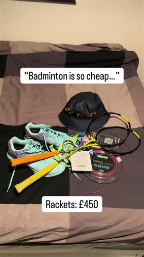 Badminton is cheap they say! Whoever said that has never picked up a racket before. We need our yonex gear to be able to play this sport. It’s essential 🤨 . . . Use discount @centralsportsuk Code: STANNY5 . . . #badmintonplayer #badminton #badmintonclub #bulutangkis #badmintonlife