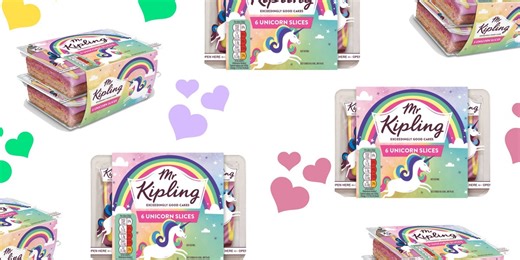 Mr Kipling unveils a brand new cake slice - and it's unicorn inspired!