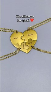 2 or 4? Tag your besties! Matching Magnetic Friendship Necklaces for Best Friends #besties #jewelry