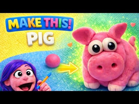 STOP… You Can Make This Pig 🐷 (So Easy!)