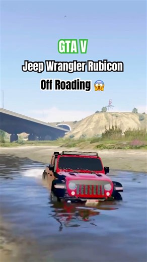 GTA 5 Gameplay Jeep Wrangler Rubicon || Off-Roading || The Noob Zaib || #shorts #trending #gaming