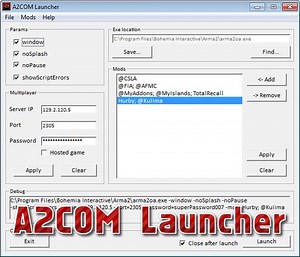 A2COM Launcher file - ARMA 2