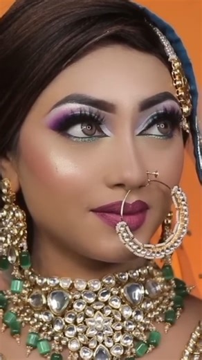 MOST BEAUTIFUL, MUSLIM BRIDAL MAKEUP #makeuptutorial @ARPITAprtS #@ASstudio2526-n3o