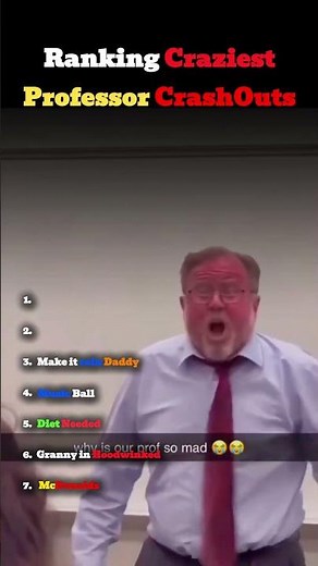 Ranking Craziest Professor Crashouts (Caught with CAMERA) 🤬📉 the Wildest Meltdowns 2025!!