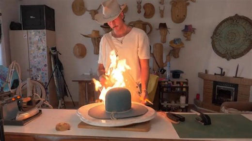 Meet the hatmaker whose fire-forged creations have caught Hollywood's eye