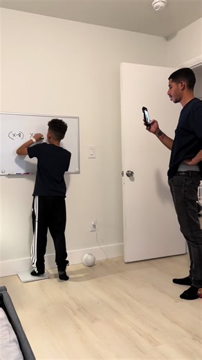 lmaooo Lucas being precise about his angles 🤣😂😂😂 #fyp #math #kidsoftiktok