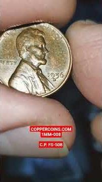 Cherry Pickers Guide Variety Found!! ⚡️ 1956 D Wheat Cent Penny ⚡️ RPM-008 1MM-008 ⚡️ FS-508 ⚡️