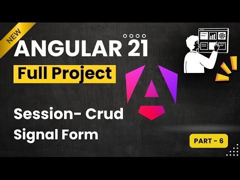 Angular Project B-32 -Day 6 _ Session Recording Crud | angular 21 Project | Signal based form