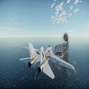 11K views · 169 reactions | F-14B Landing Attempt Success on The Aircraft Deck in War Thunder Gameplay | 헕 헟 헔 헖 헞 ퟰ ퟮ ퟬ | Facebook