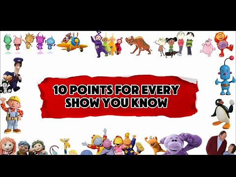 10 points for every show you know - CBeebies edition 📺✨
