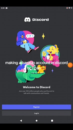 Creating a Backup Account on Discord