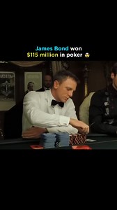James Bond enters a high-stakes poker game—and walks out with $115 million. 🎲♠️ In Casino Royale (2006), Bond faces off against international terrorist banker Le Chiffre in Montenegro. Hours of pressure, bluffs, and mind games build to a single hand… Bond reveals a straight flush. The table freezes. Le Chiffre is crushed. And Bond walks away with a jaw-dropping $115 million pot. 💰 But here’s the real takeaway: Bond’s win wasn’t luck. It was the perfect mix of calculated risk, composure under f