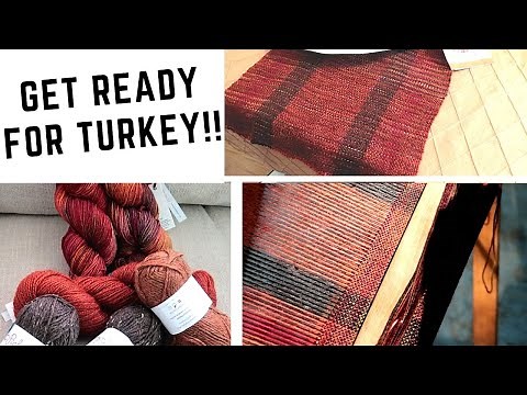 Rigid Heddle Loom Weaving! Tablerunner from Malabrigo! Easy Beginner Project Using Handspun as Warp!