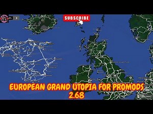 ETS2 1.49 - EUROPEAN GRAND UTOPIA V1.2A FOR PROMODS 2.68