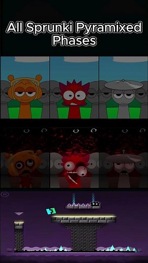 Sprunki PYRAMIXED - All Phases 3 Sprunki (SWAP)