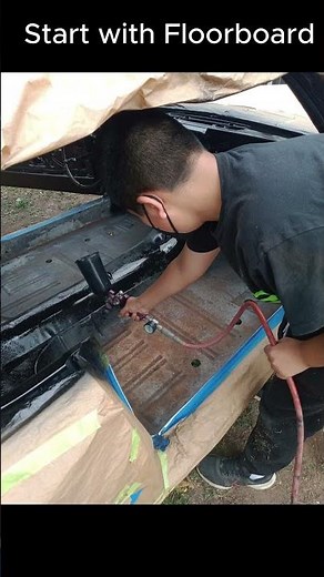 66 Mustang Dashboard and Floor Pan Repaint & Rescue