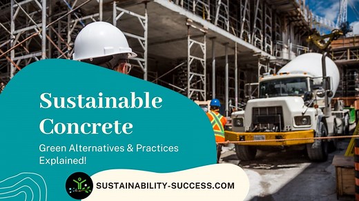 Sustainable Concrete: Green Alternatives & Practices Explained!