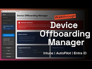 Device Offboarding Manager - Walkthrough and Feature Overview
