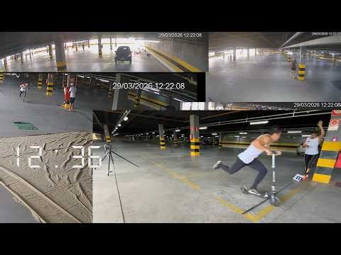 Guinnes World Records Attempt - Fastest 100m on Kick Scooter - 39,1km/h top speed
