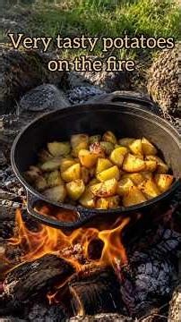 🔥 Campfire Potatoes That Taste Better Than Meat! 🥔🔥