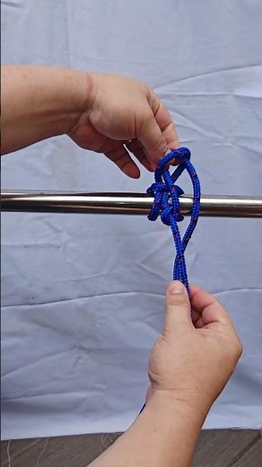 How to Tie a Strong and Easy Loop Knot | Beginner-Friendly Rope Tutorial #knot #ropeskills
