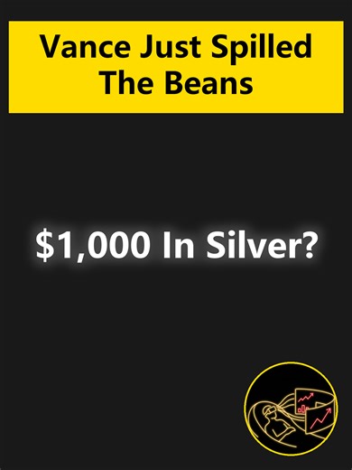 Vance just let it slip, $1,000 in silver? #Trump #silversurge #criticalminerals #precious metalinvestment #positive policies