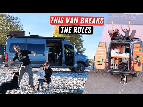 Camper Van Tour | Built Completely Different | Luxury Off-Grid Camper Van