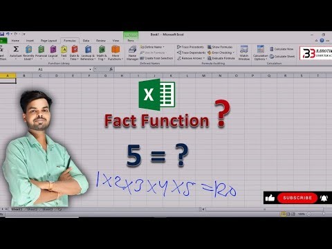 ।। Fact function in Ms Excel ।। #excel #viralvideo #education #windows #microsoftoffice