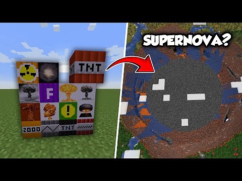 15 Massive TNT Explosions in Minecraft! (It only gets Bigger)