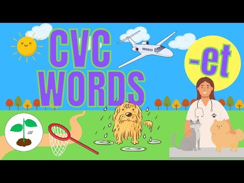 CVC Words | -et Words | Consonant Vowel Consonant