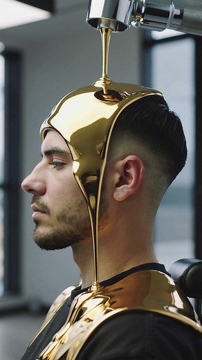 57K views · 32 reactions | This New Liquid Gold Facial is INSANE ✨ (AI) | Crafty Panda How | Facebook