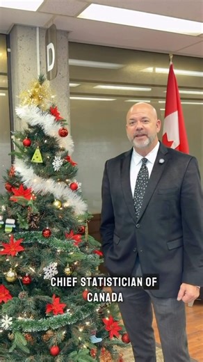 Statistics Canada on Instagram: "A message from André Loranger, Canada’s Chief Statistician. As 2025 draws to a close, we want to extend a sincere thank you to all Canadians from coast to coast to coast. Your participation in our surveys ensures that Statistics Canada can continue to deliver trusted data and insights that help inform decisions and shape Canada’s story. Happy holidays!🎄✨"