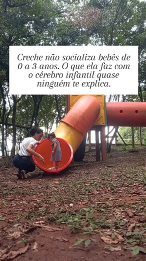 Kalyne Carvalho | Maternidade Viva on Instagram: "1 - O cérebro do bebê não aprende a socializar cedo, ele aprende a se sentir seguro com a mãe Até cerca de 3 anos, o sistema nervoso do bebê depende da mãe para acalmar o corpo, organizar emoções e construir sensação de segurança. A socialização consciente só começa a se estruturar quando áreas cerebrais ligadas à empatia e autorregulação amadurecem, por volta dos 3 a 4 anos, segundo o Harvard Center on the Developing Child. 2 - A rotina da crech