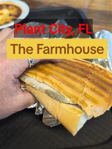 The Farmhouse at Gillman Farms in the Plant City Strawberry Fields. Don't sleep on this stop it's a hidden gem! #plantcity #plantcityflorida #cuban #strawberry #chili