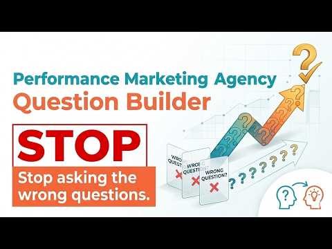 Performance marketing agency question builder