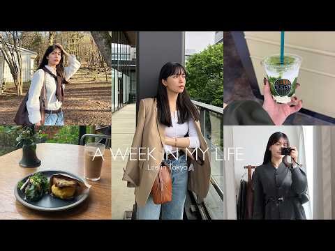 Vlog. 社会人の春の日常🌼モネ展/出勤＆休日のOOTD/御殿場アウトレット/春夏服Shopping👔