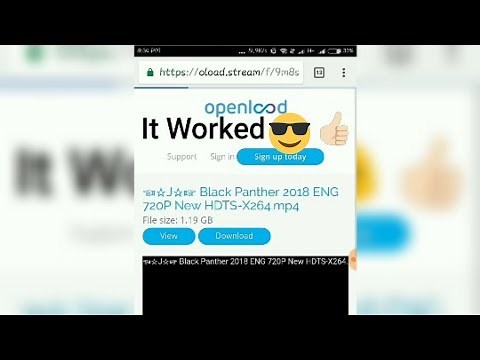 How to Download Movies of Openload from any Browser. [Openload Error Fixed]