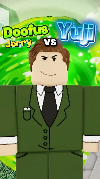 🟩Doofus Jerry vs Yuji🟦 - #jjs #jujutsushenanigans #doofusjerry #yuji