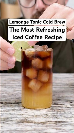 The Most Refreshing Iced Coffee Recipe for Summer - Lemonge Tonic Cold Brew #coldbrew #icedcoffee