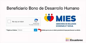 Consulta SI recibe - Bono Desarrollo Humano | MIES 2026