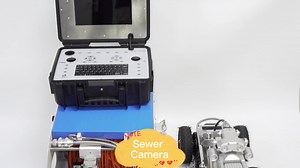 IP68 Waterproof CCTV Underwater Sewer Drainage Pipe Long Distance Inspection Crawler Robot Camera System