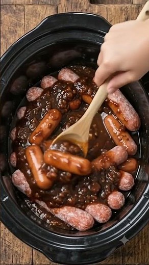 Slow Cooker Summer Franks Full Recipe in Description #slowcookerrecipe #hotpeppersauce #recipe