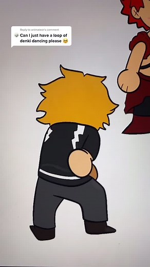Denki Kaminari Dancing Animation