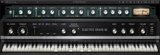 Electric Grand 80 Piano by Waves - Electric Piano Plugin VST VST3 Audio Unit AAX
