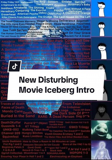 Explore the Dark Depths: Disturbing Movie Iceberg Revealed!