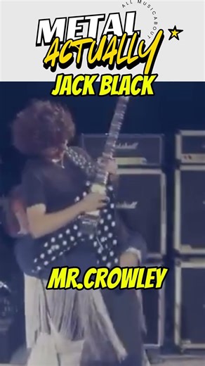 When Jack Black Met a Kid Randy Rhoads! #shorts