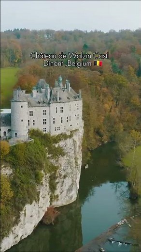 château de Walzin Dinant, Belgium 🇧🇪 #explorecastle #castle #castleofBelgium