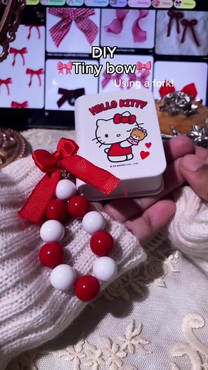 Cute Ribbon Bow Tutorial for Decor or Accessory | Bows Hello Kitty