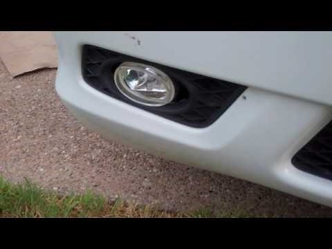 How to remove, repair, and replace Honda Odyssey foglights without removing bumper cover